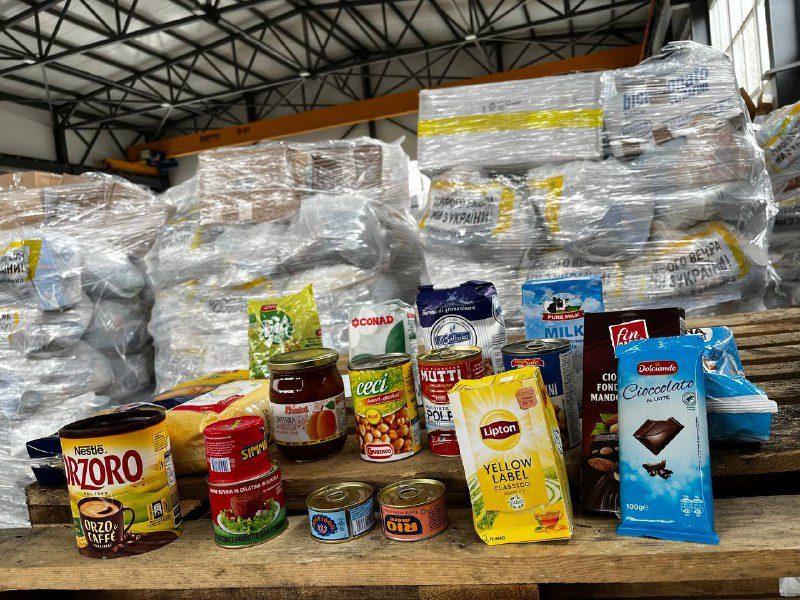 Дві тисячі продуктових наборів з Рівного відправилися для жителів Чернігівщини