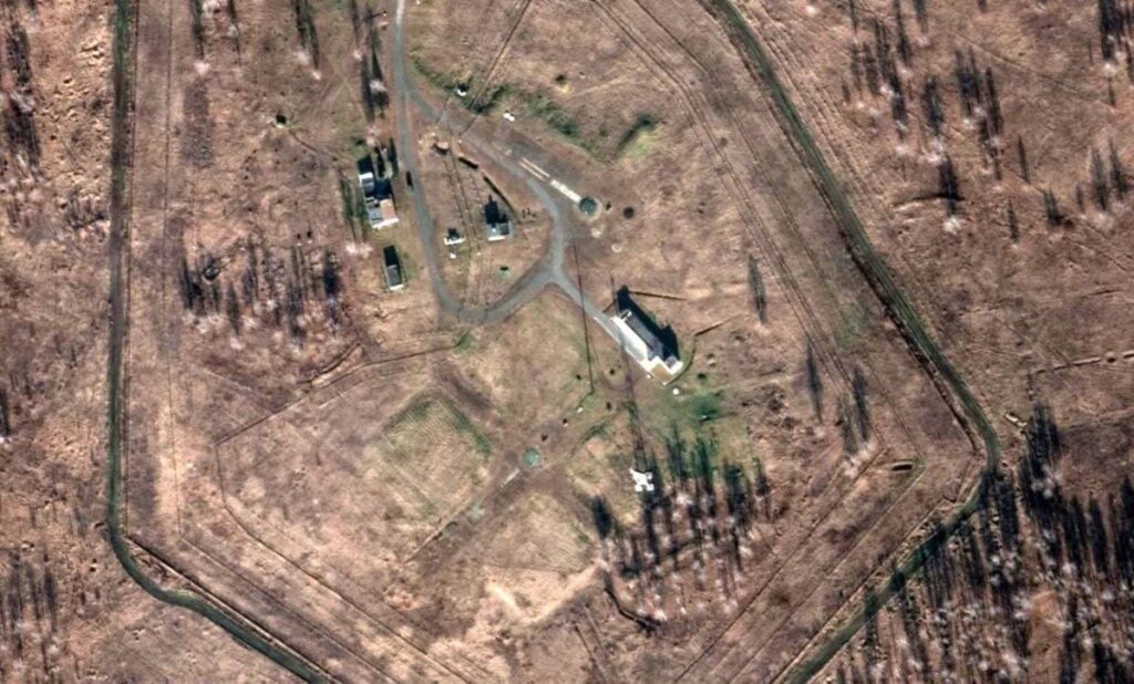 Launch position of an intercontinental ballistic missile Launch position of an intercontinental ballistic missile