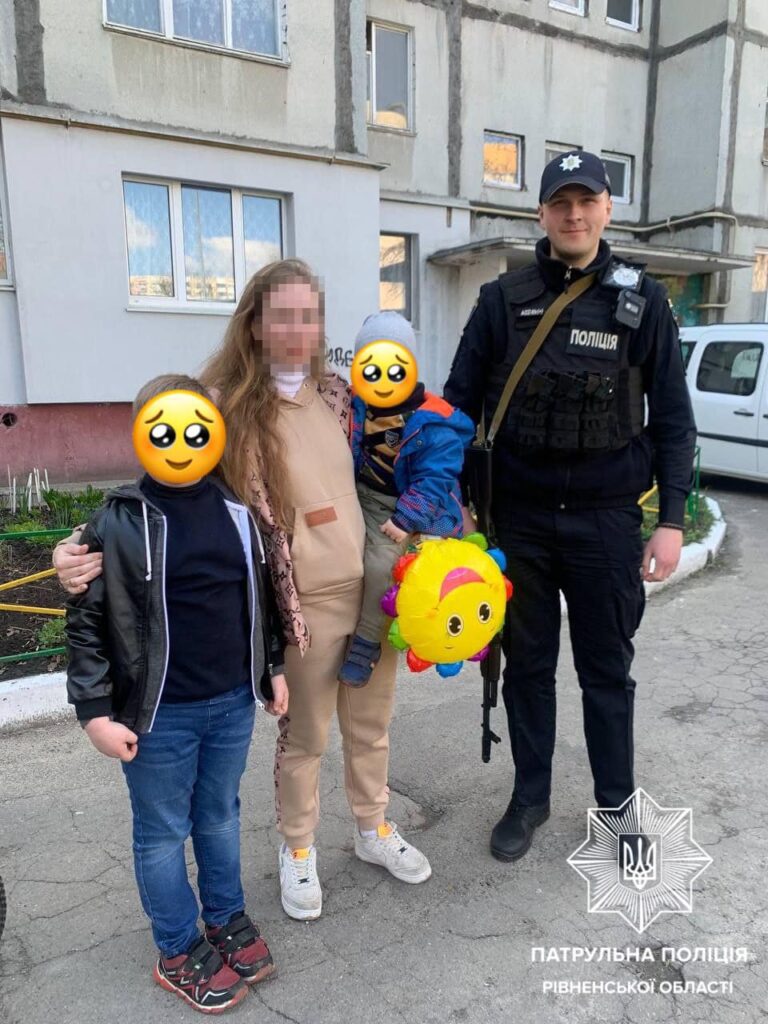 патрульні допомогли хлопчику, який заблукав у Рівному