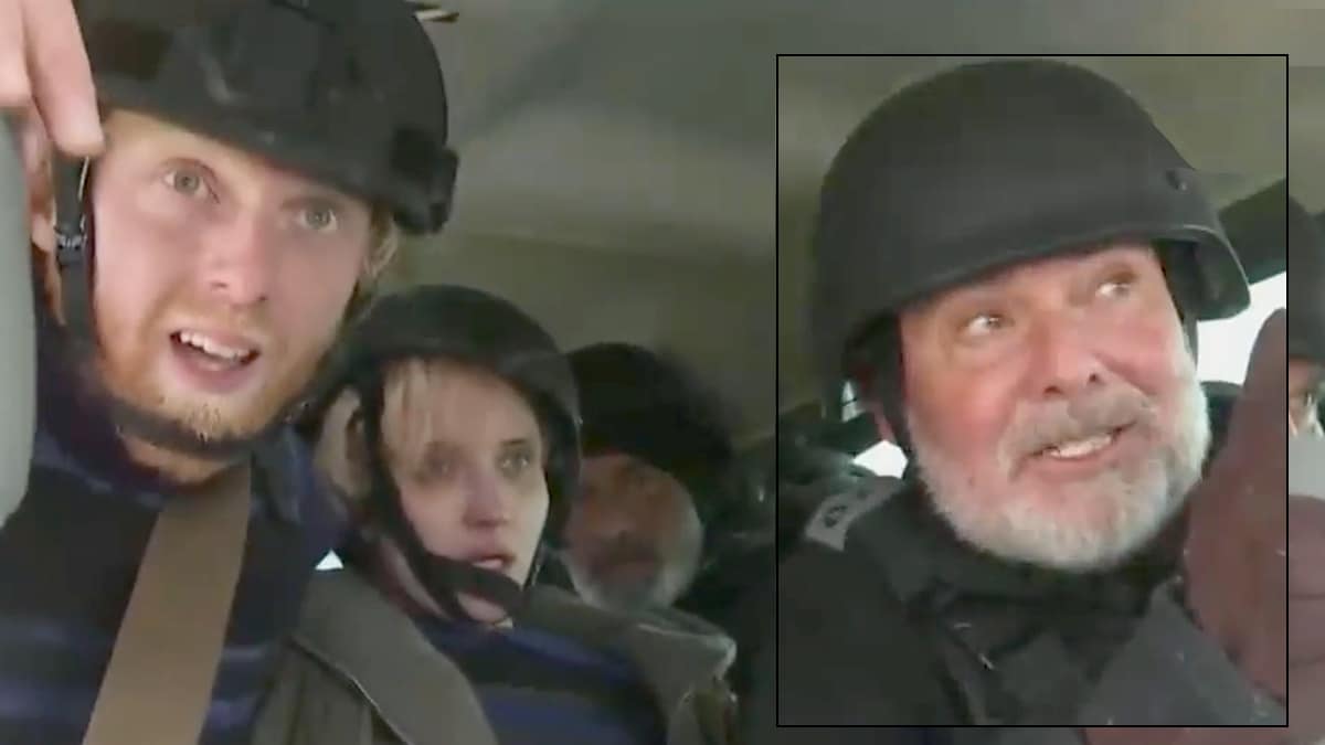 Іноземні журналісти попали під обстріл в Україні