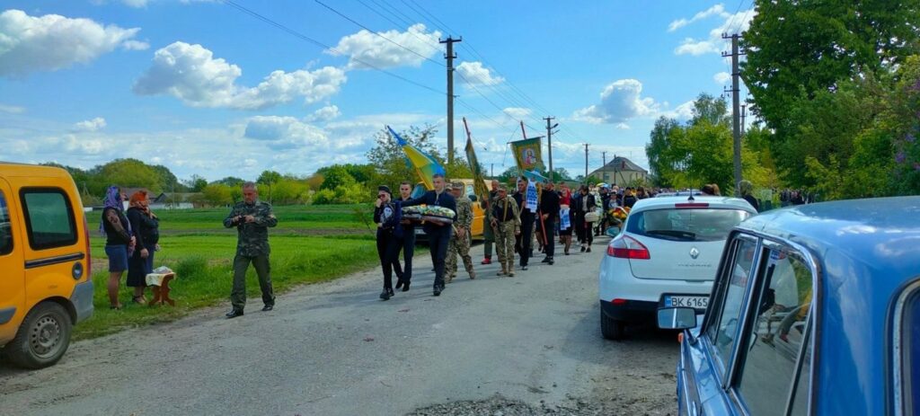 Крупецька громада прощалася із захисником