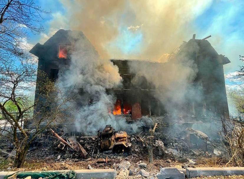 У Лисичанську знищили гімназію, побудовану бельгійцями у ХІХ столітті
