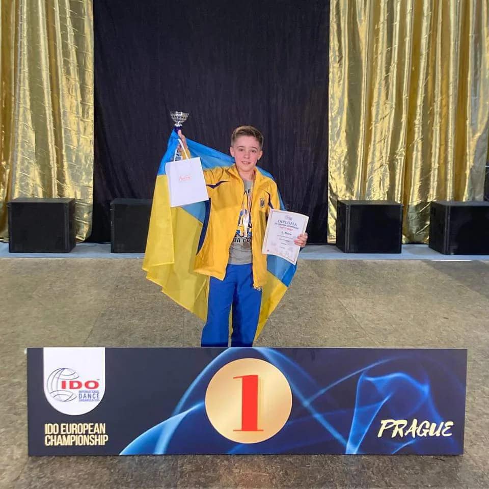 Юний танцівник з Рівного виборов золото на Чемпіонаті Європи