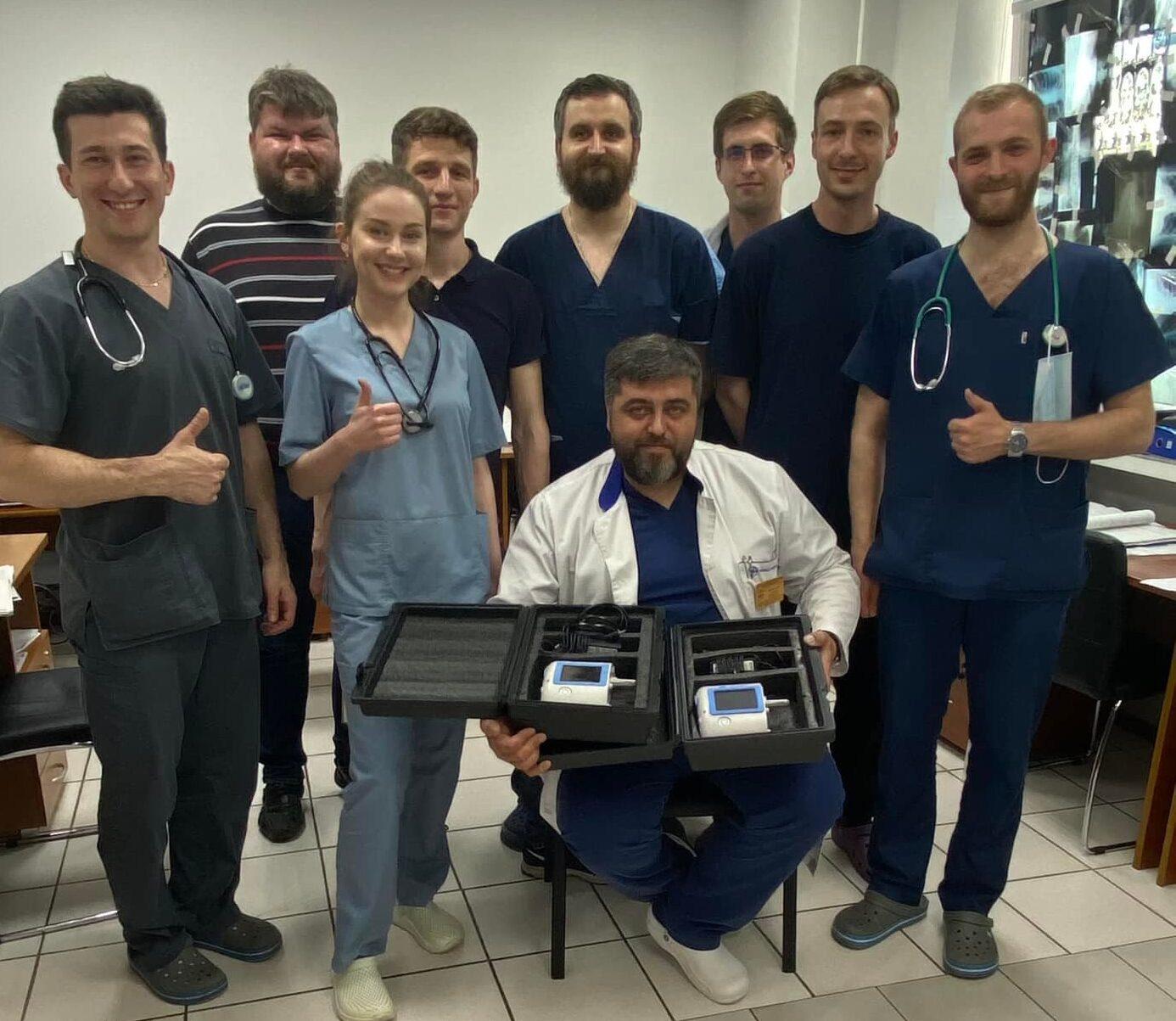 Німецькі благодійники подарували Рівненській обласній лікарні унікальний медичний апарат