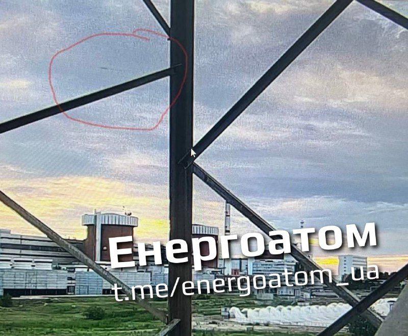 Над Південноукраїнською АЕС вранці пролетіла критично низько ворожа ракета