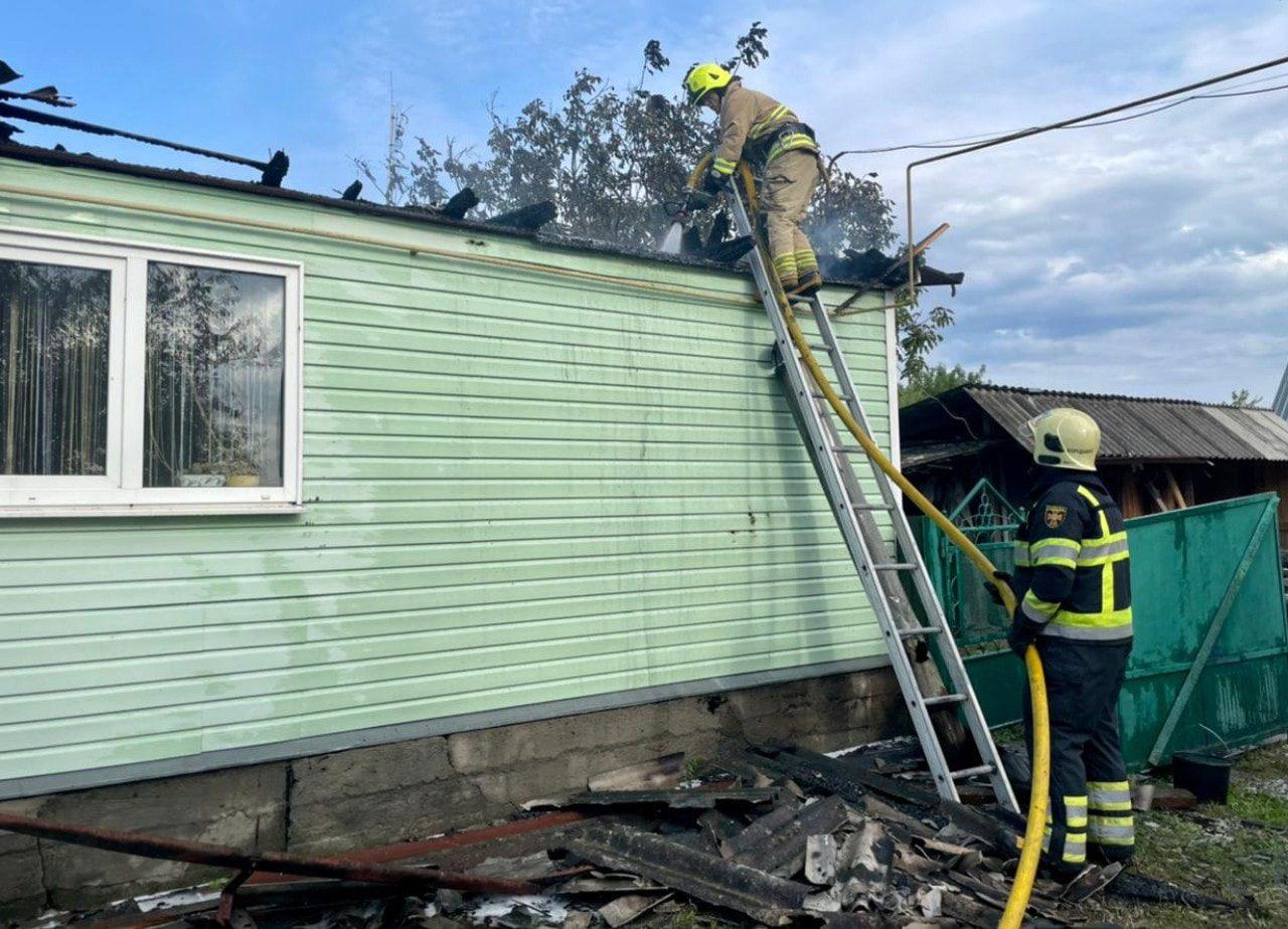На Сарненщині заледве не згорів житловий будинок