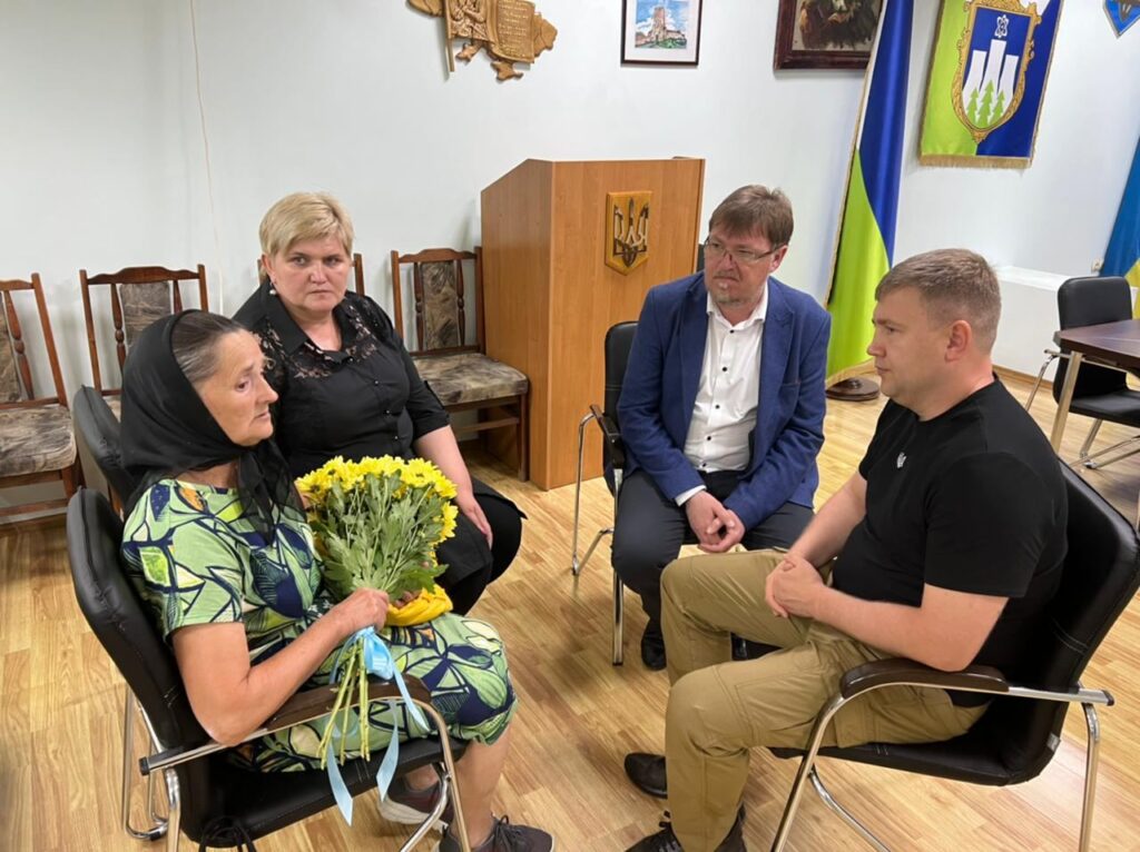 Орден За мужність матері Героя Богдановій