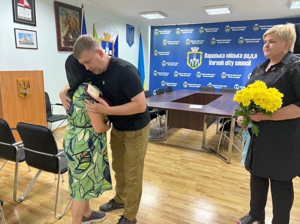 Орден За мужність матері Героя Ользі Богдановій