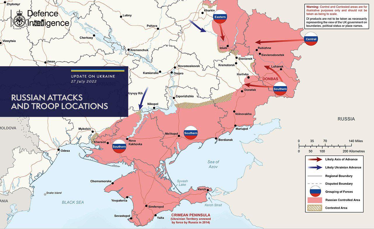 Контрнаступ України на Херсонщині набирає обертів, – Британська розвідка