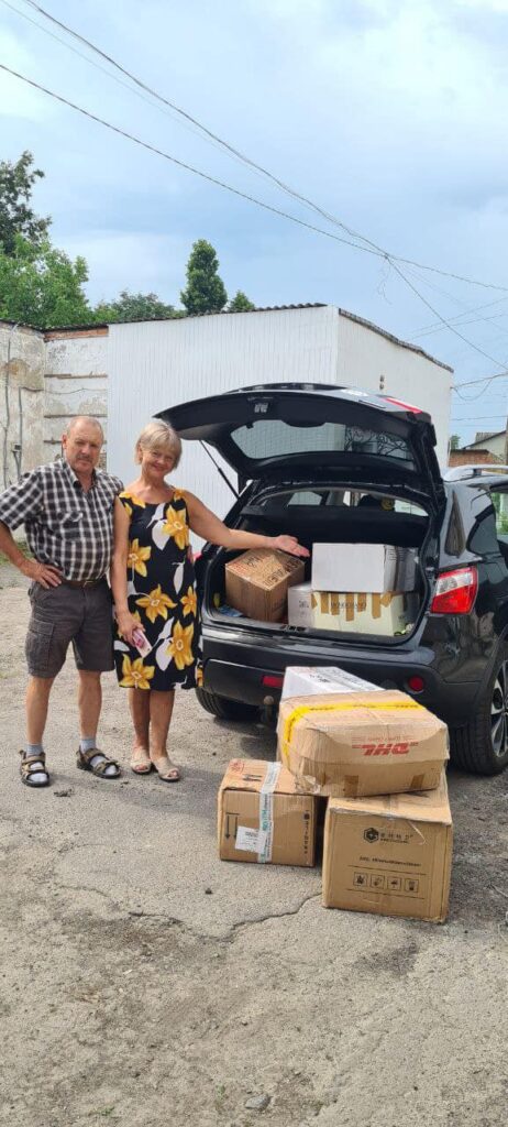 гуманітрана допомога з Італії