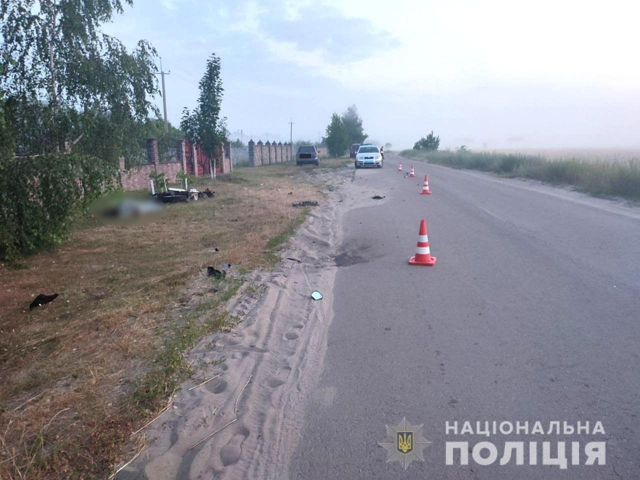 На Березнівщині загинув юний мотоцикліст
