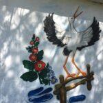 розфарбована зупинка