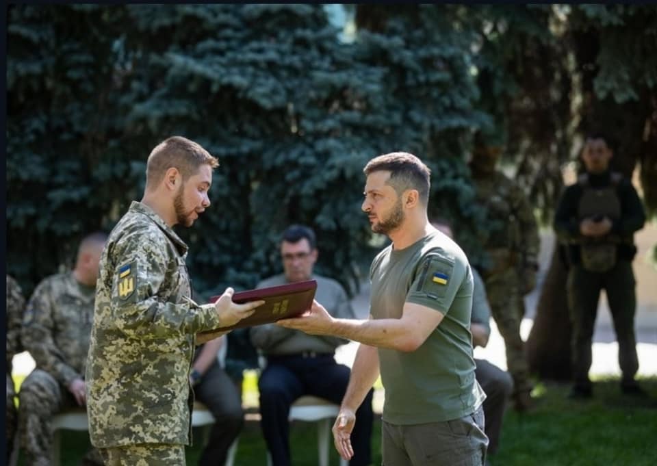 Майор із Рівненщини отримав найвищу військову нагороду від Президента України