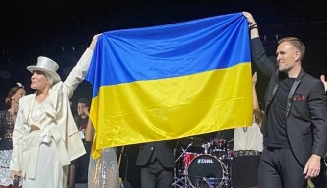Лайма Вайкуле відкрито підтримала Україну на концерті