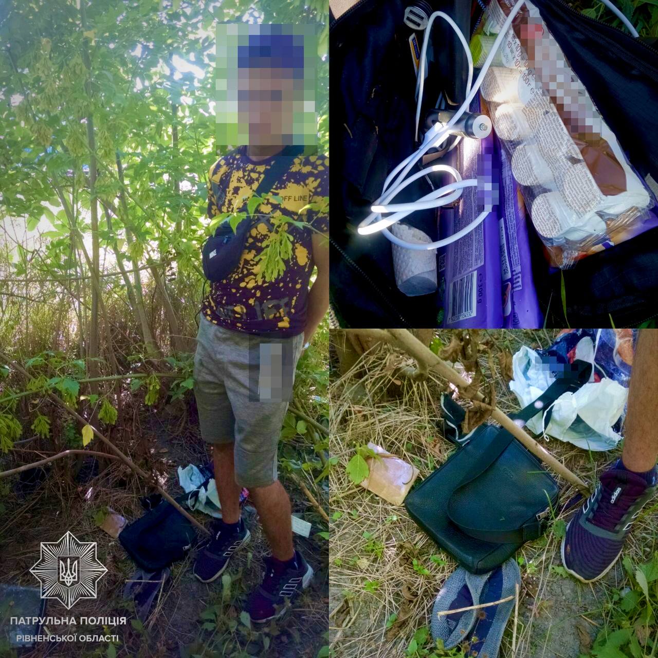 Патрульні Рівного оперативно затримали чоловіка, ймовірно, причетного до крадіжки Патрульні Рівного оперативно затримали чоловіка, ймовірно, причетного до крадіжки