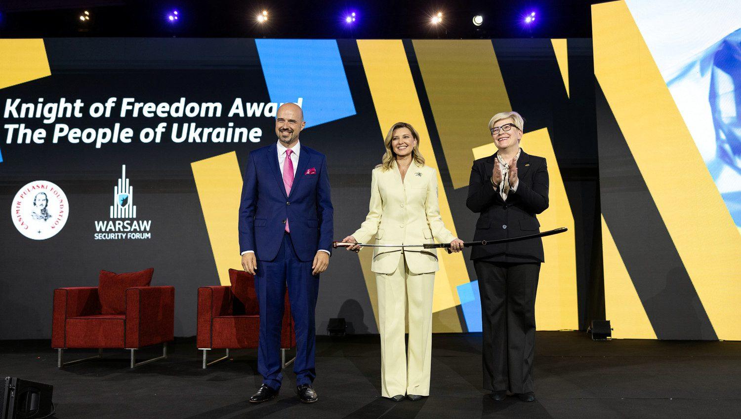 Український народ отримав Премію лицаря свободи