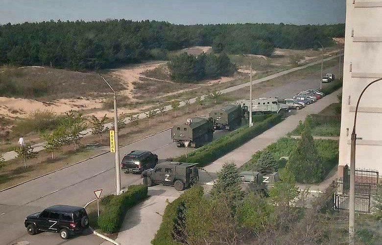 Окупанти втікають з Енергодару.
