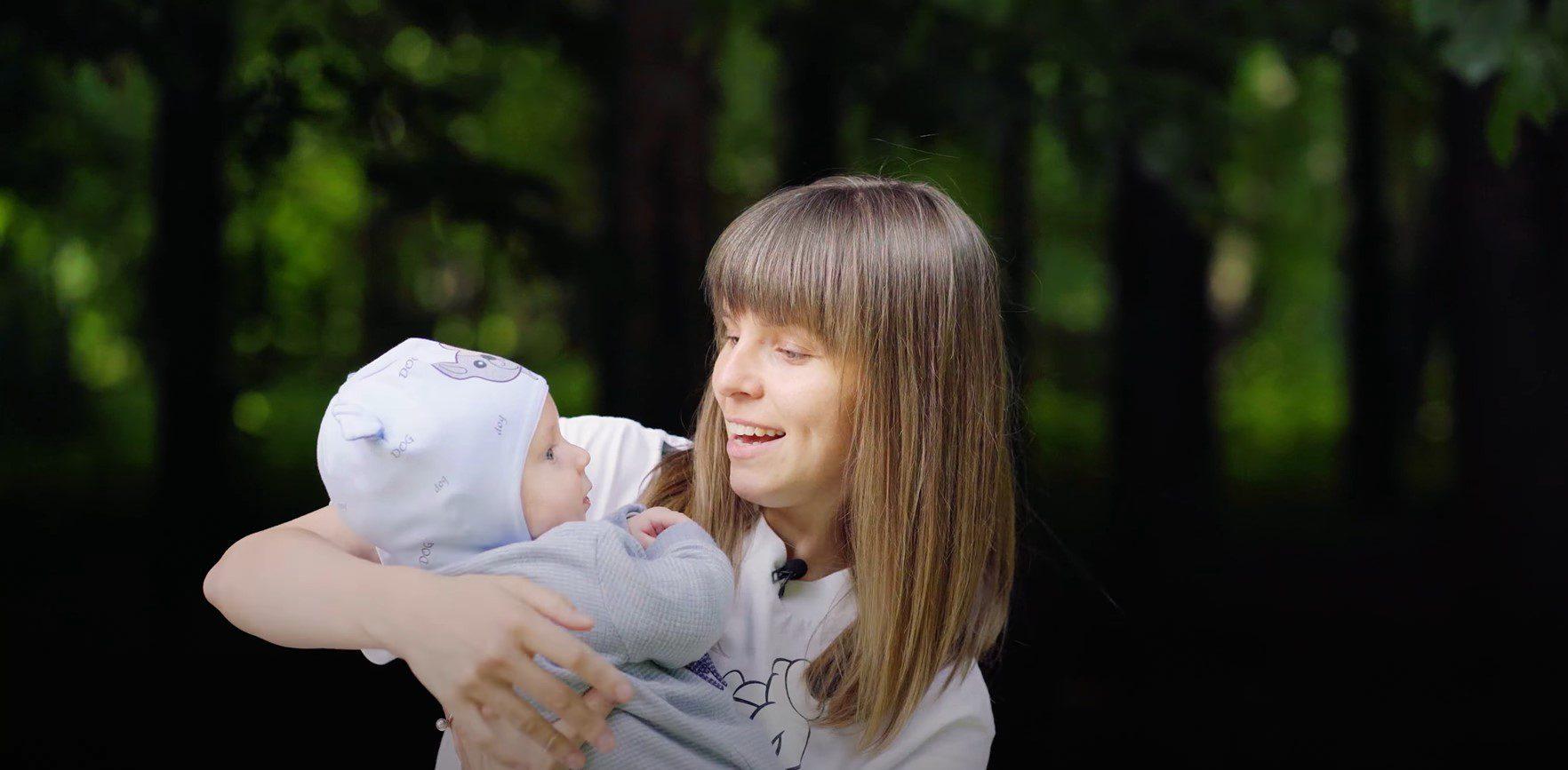Ірина, яка стала мамою у перший день війни, розповіла, як рятувала немовля