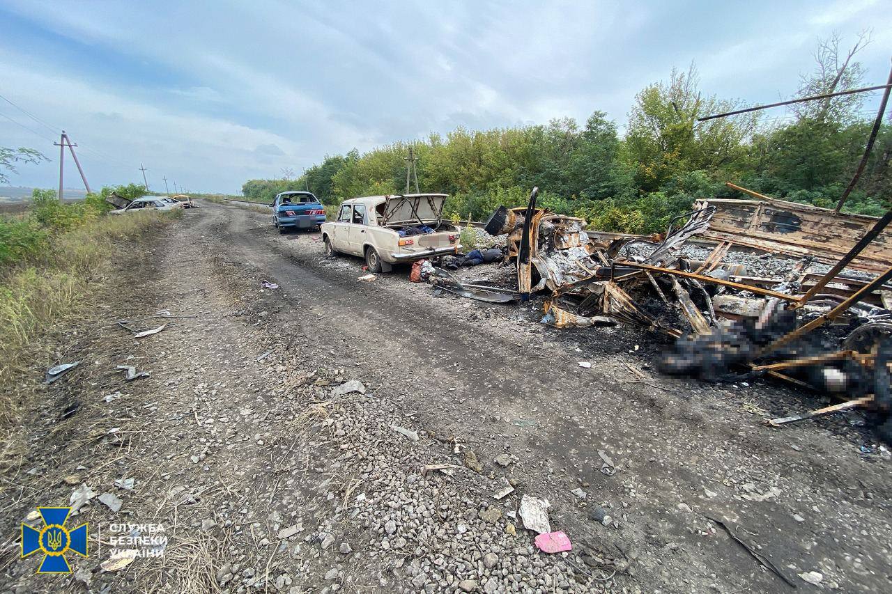 На Харківщині зс рф обстріляли колону з мирними мешканцями: є загиблі