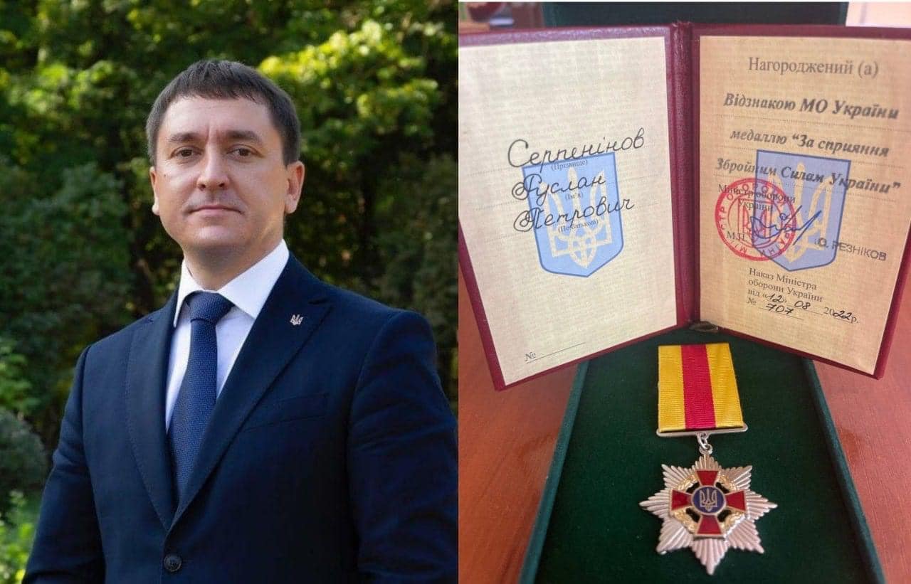 Очільник територіальної громади Рівненщини отримав нагороду за допомогу ЗСУ