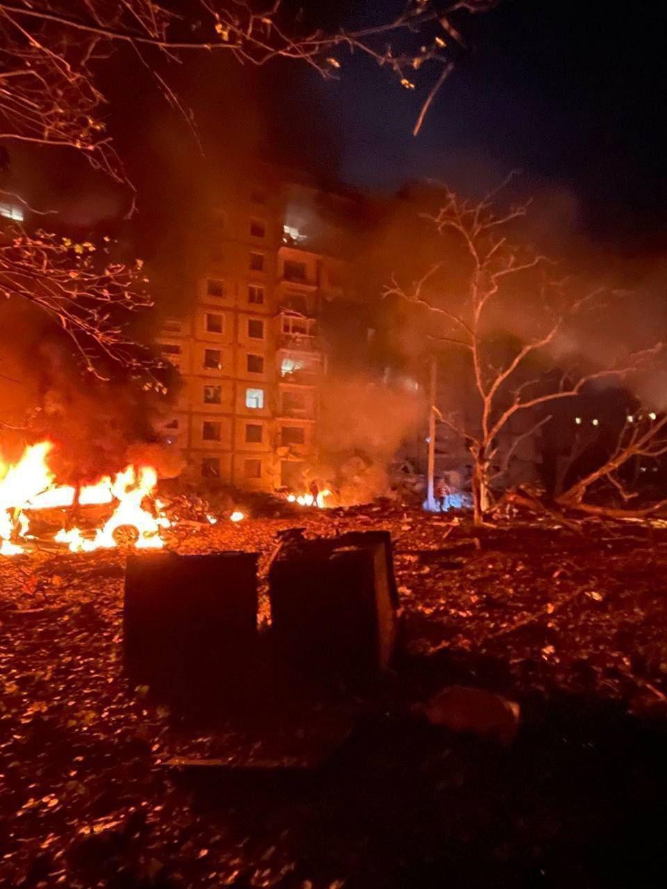 Нічна атака на Запоріжжя вбила майже двадцять людей