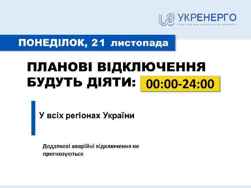 відключення електроенергії
