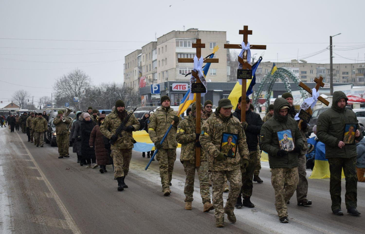 На Здолбунівщині провели трьох Героїв
