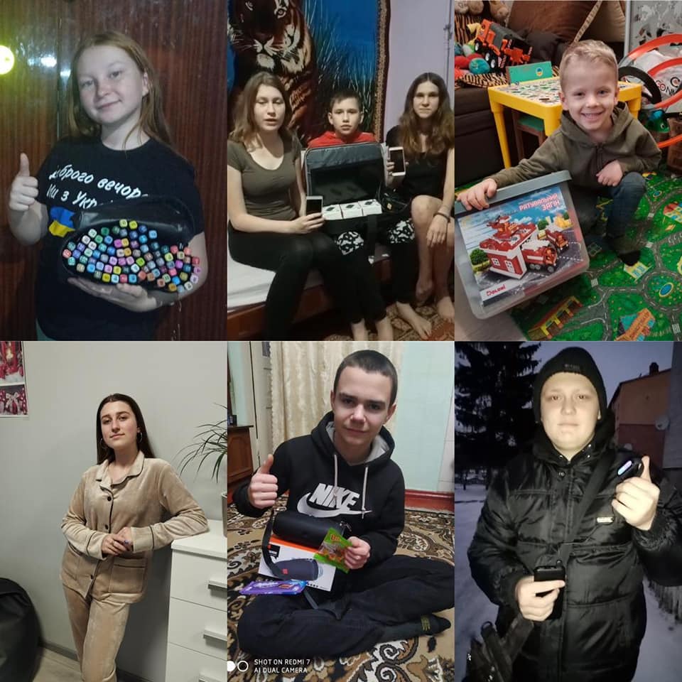 Діти загиблих Героїв отримали подарунки від благодійників (фото)