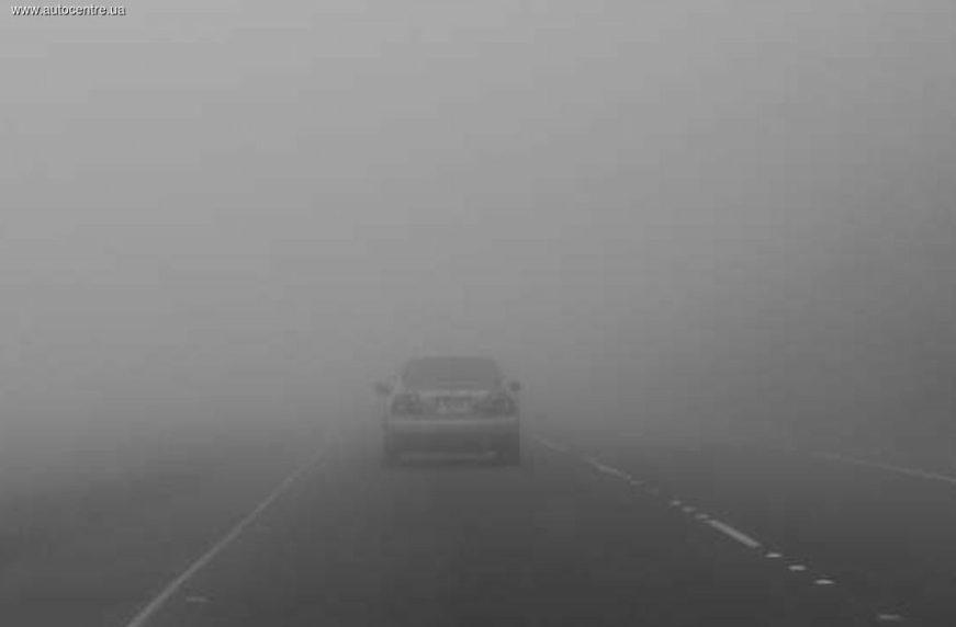 туман на дорогах