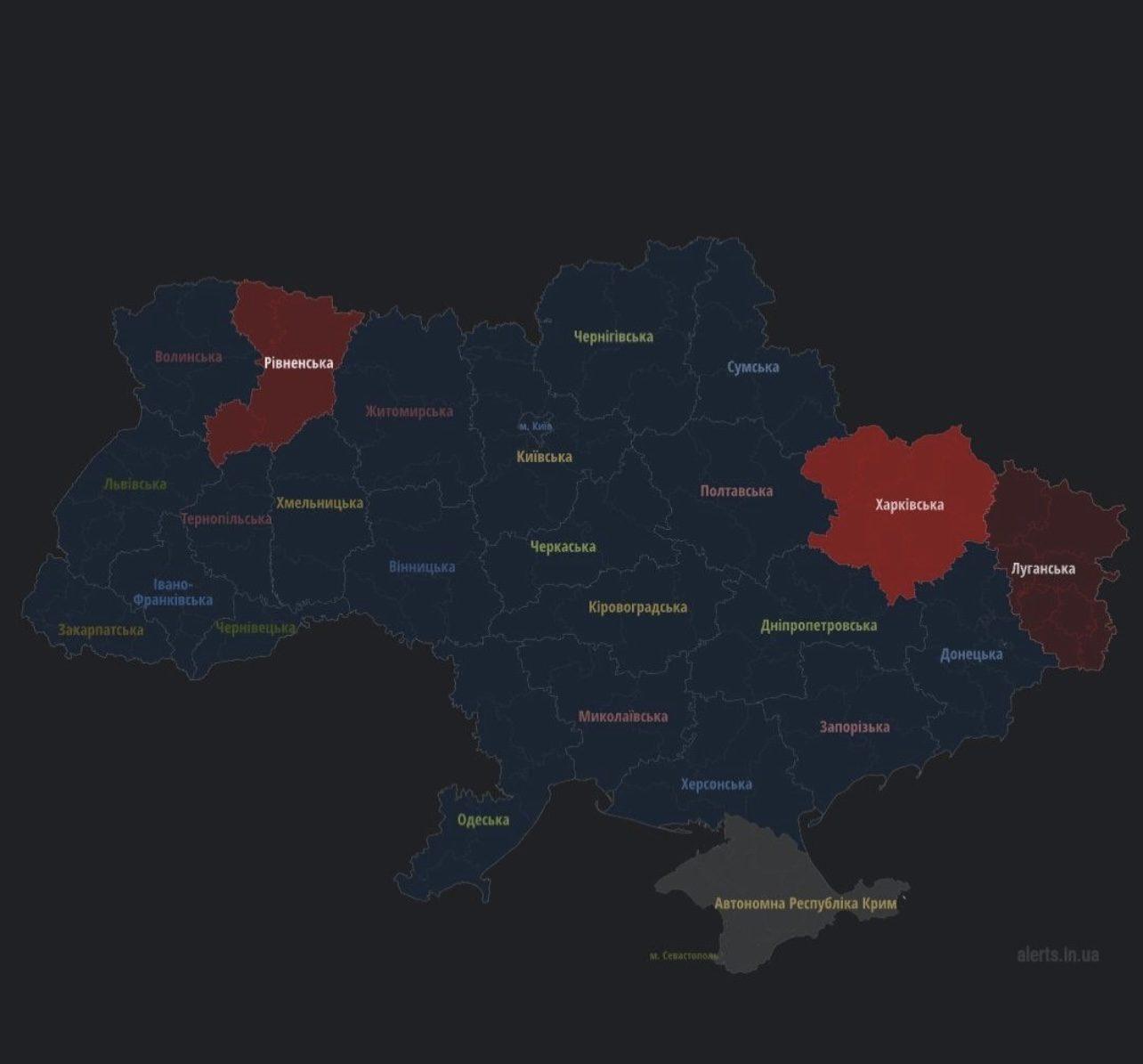 Начальник Рівненської ОВА підсумував статистику повітряних тривог