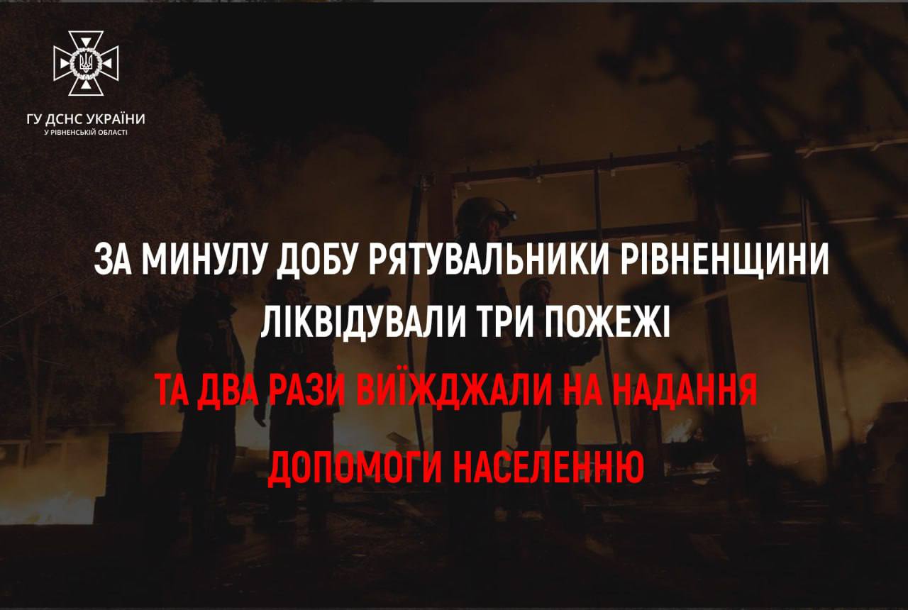 Три пожежі за добу