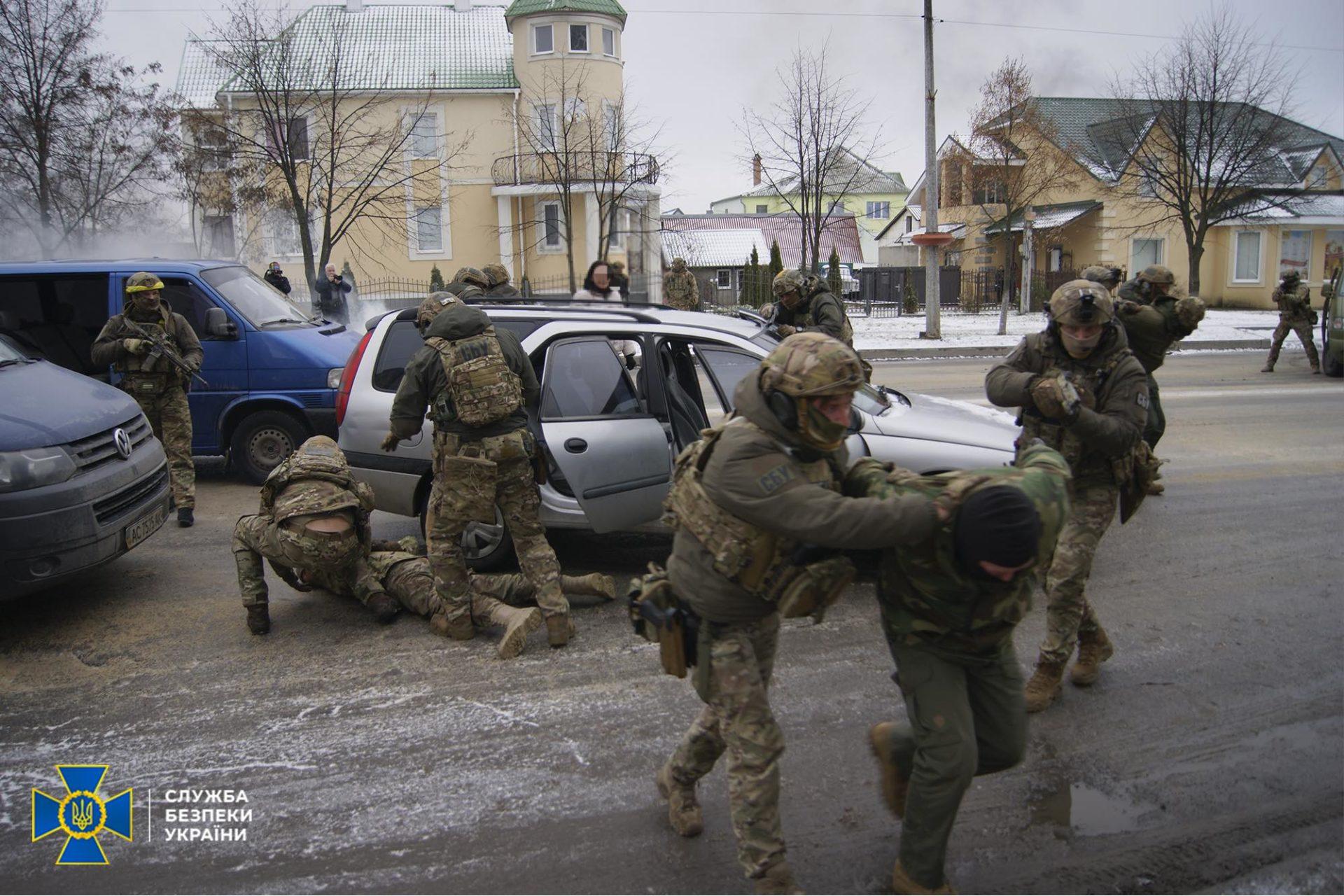 СБУ провела військові тренування поблизу Білорусі