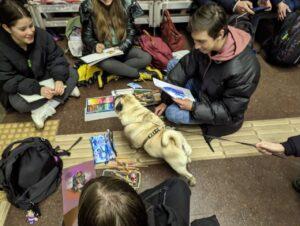 У метро Києва навчаються під час ракетної атаки