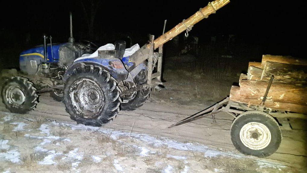На Рівненщині поліцейські викрили незаконних лісорубів
