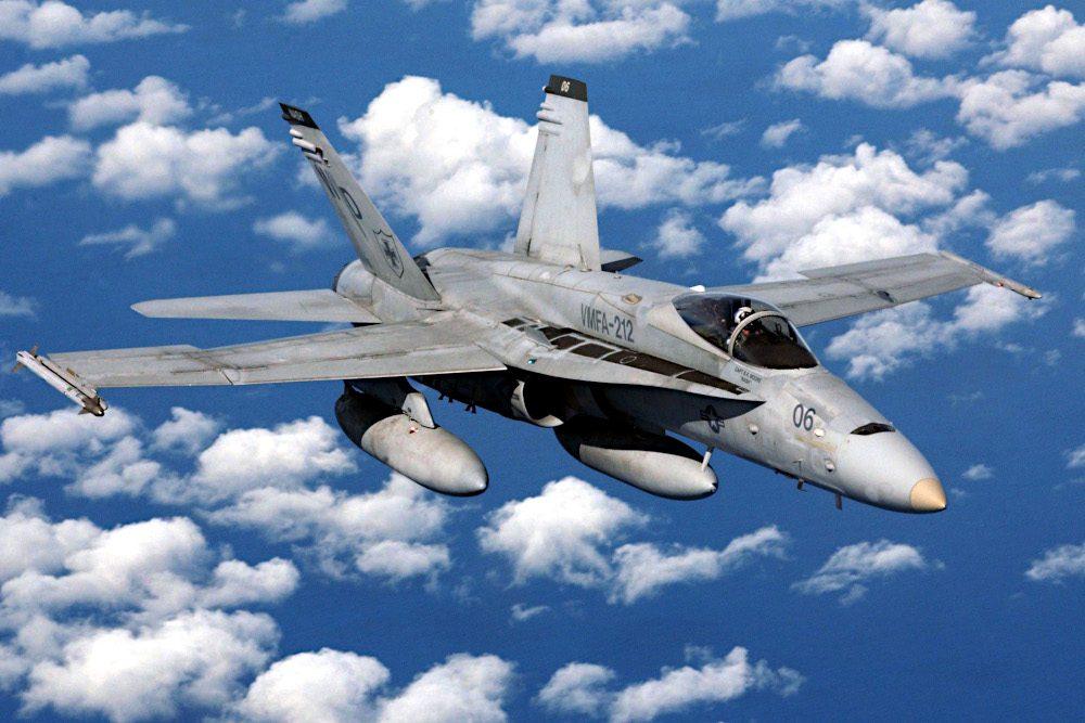 F/A-18 Hornet.