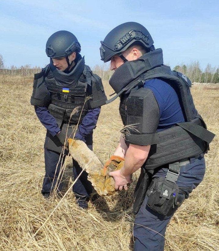 Сапери ГУ ДСНС знищили 4 радянські авіаційні бомби