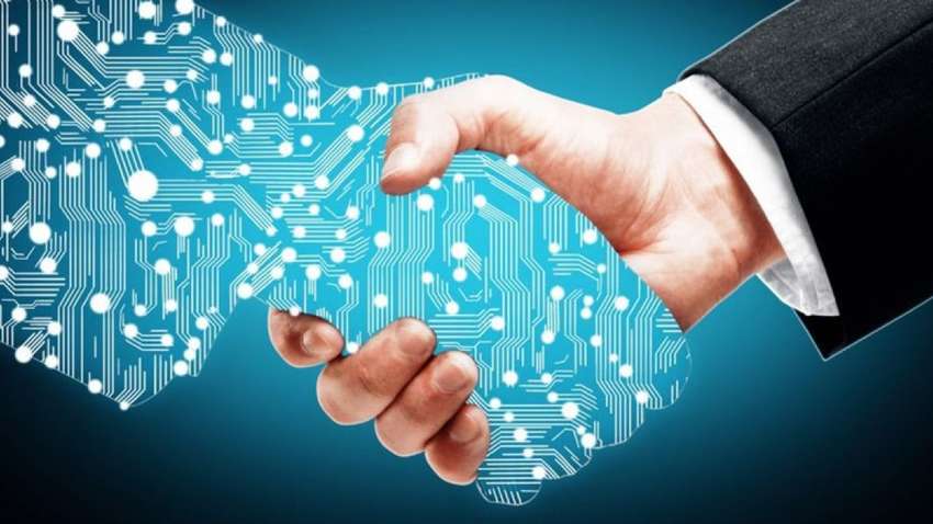 Digital handshake.