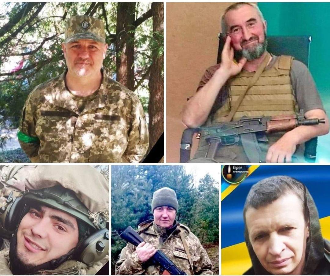 Рівненщина в останню дорогу провела п’ятьох Героїв