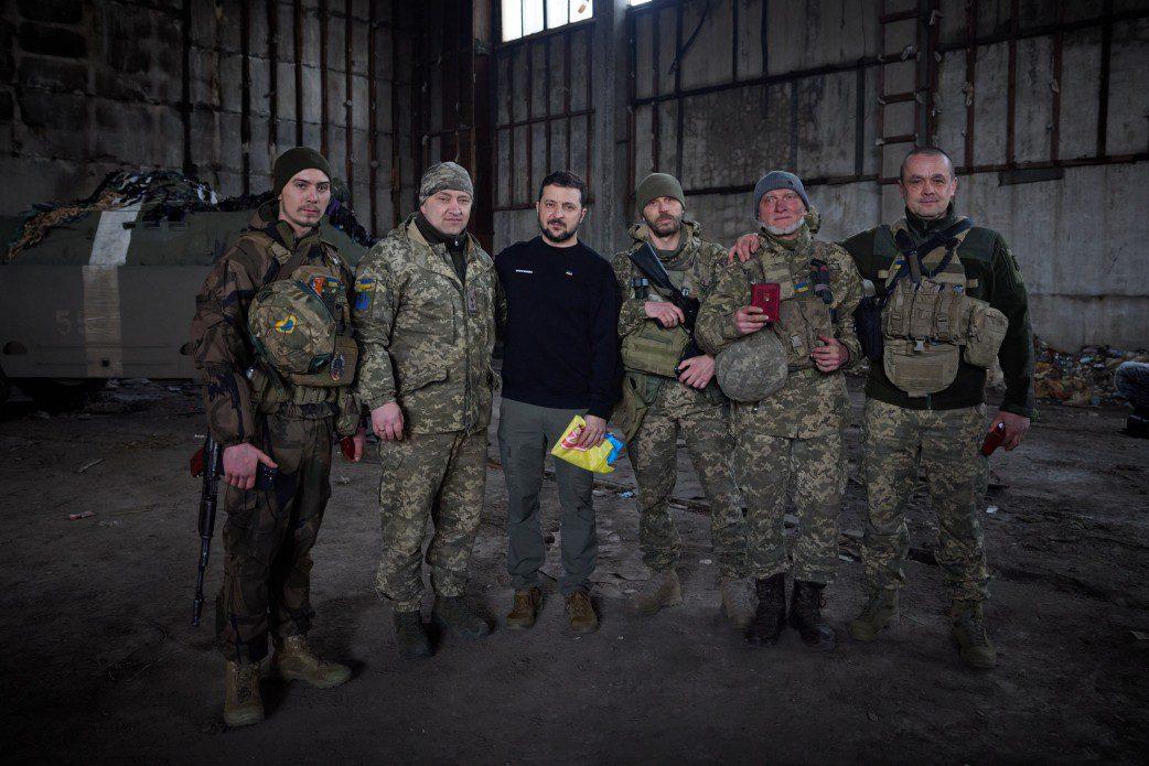 Володимир Зеленський відвідав передові позиції на Донеччині