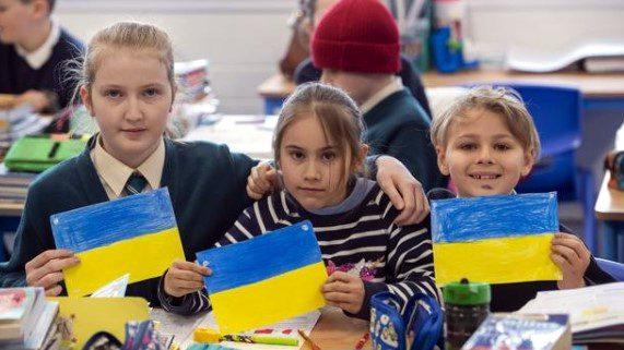 Українські діти в Ірландських школах.