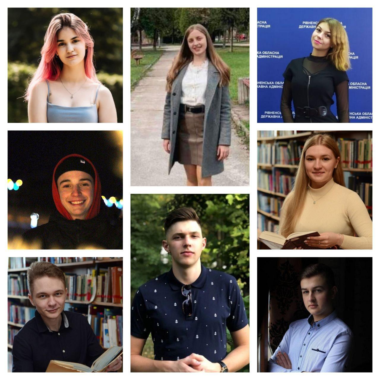 8 студентів Рівненщини отримуватимуть стипендії Президента та Кабінету Міністрів України