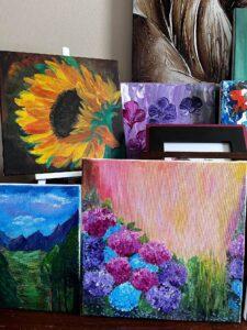 Кароліна в Америці. Соняшники