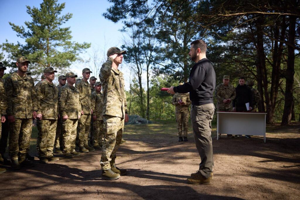 Президент України зустрівся з прикордонниками на Волині