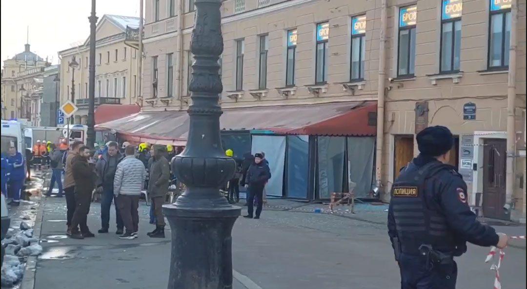 Вибух стався в кафе у центрі Санкт-Петербурга