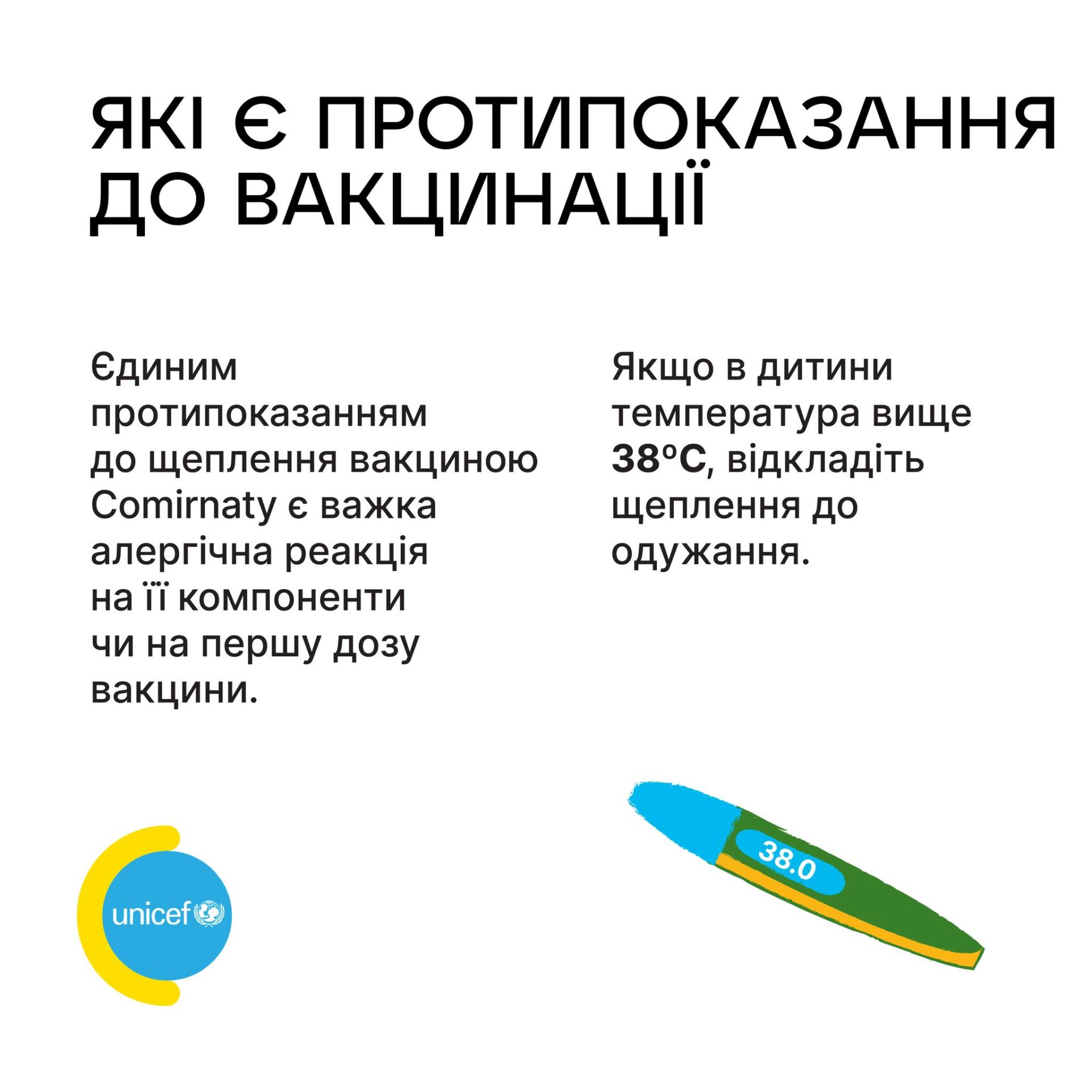 Захищайте своїх — вакцинуйте дітей! Інфографіка