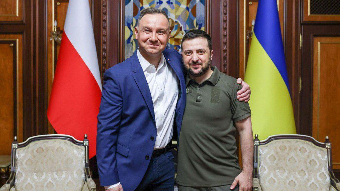 Анджей Дуда і Володимир Зеленський.