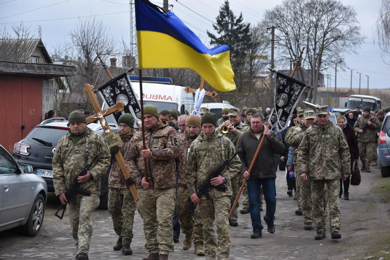 на Гощанщині провели в останній путь захисника