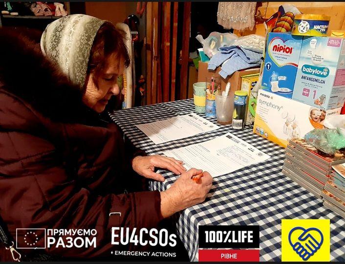 На Рівненщині «Допомога поруч» підтримала майже 1,5 тис. постраждалих від війни