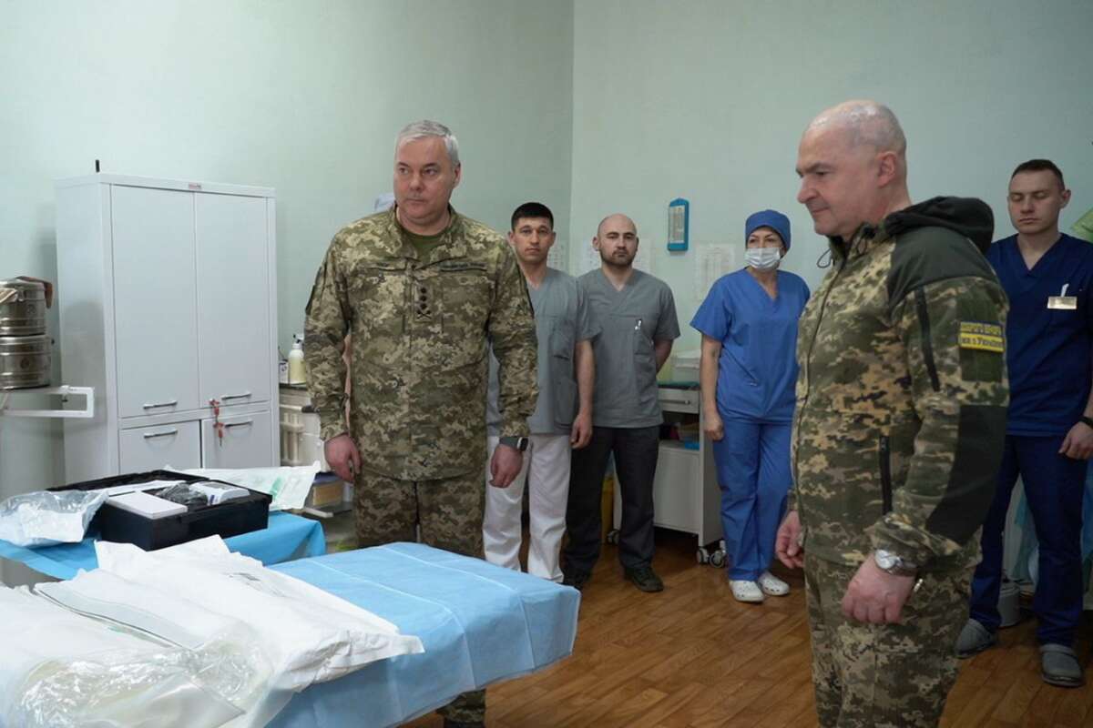 Сергій Наєв у Рівненському військовому госпіталі