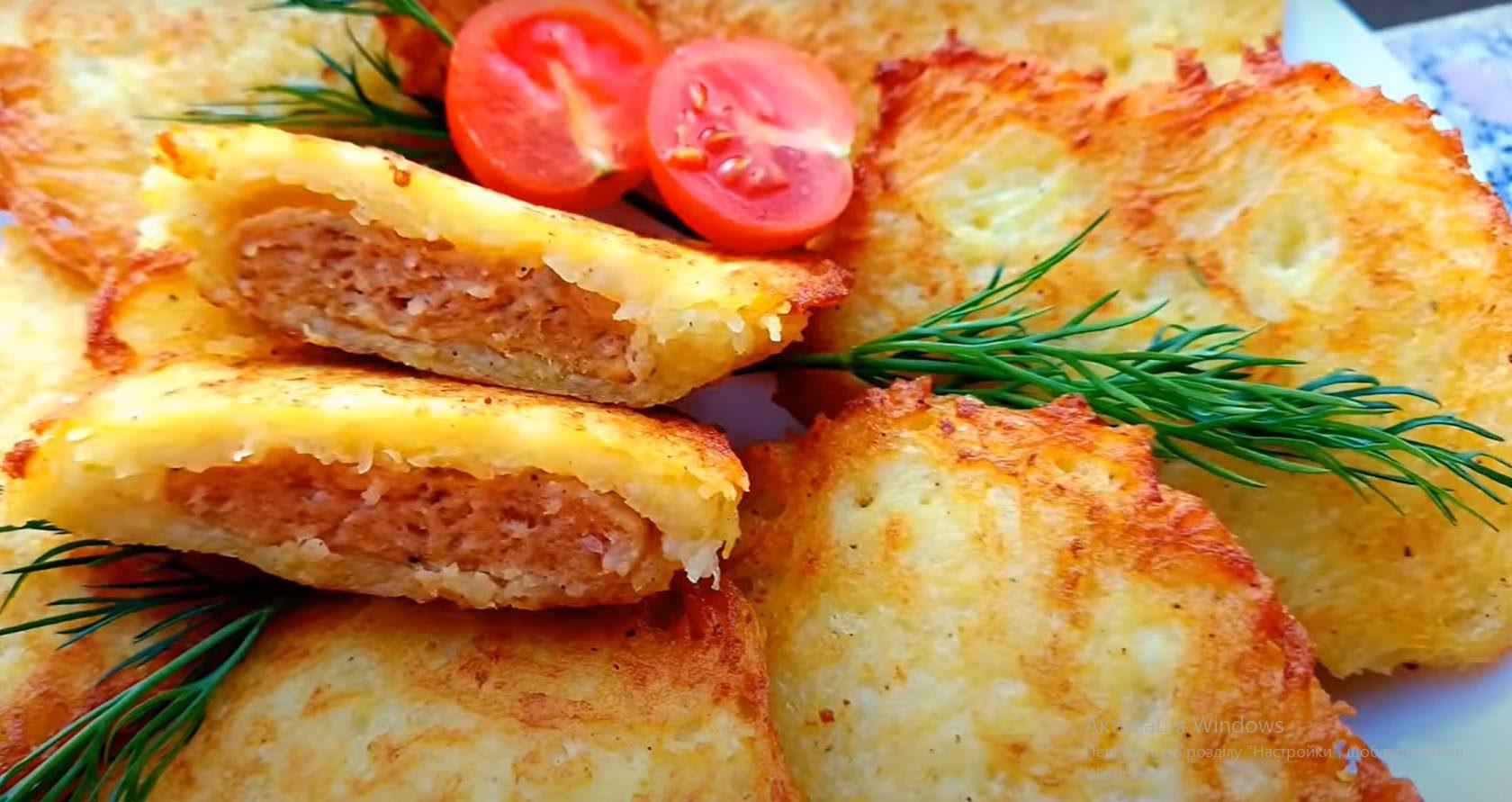 деруни з мясом по закарпатські